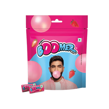Boomer Strawberry Flavoured Bubble Gum