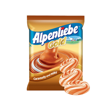 Alpenliebe Gold Caramel Candy (90 Pieces)