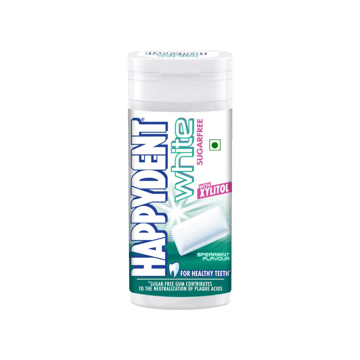 Happydent White Spearmint Sugar Free Chewing Gum