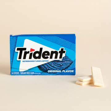 Trident Original Flavour Chewing Gum (Sugar Free)
