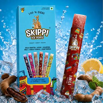 Skippi Desi Kala Khatta & More Ice Pops