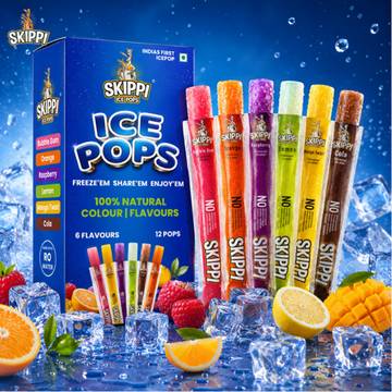 Skippi Natural Multi Flavour Ice Pops