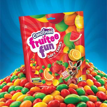 Candyman Fruitee Fun Soft Chews Toffee