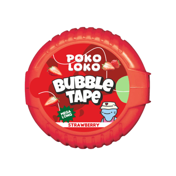 Poko Loko Strawberry Tape Chewing Gum