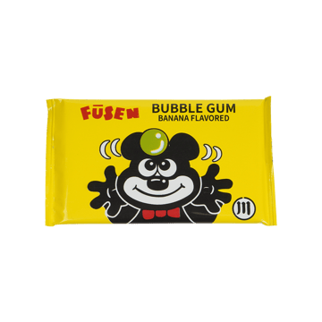 Fusen Banana Flavored Chewing Gum