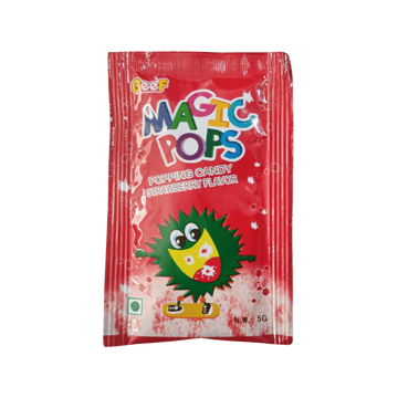 Magic Pops Strawberry Popping Candy