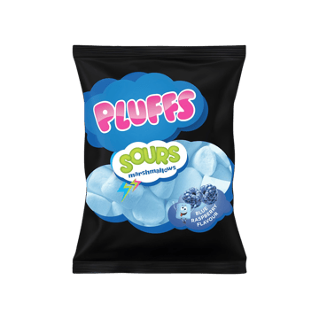 Pluffs Blue Raspberry Sours Marshmallow