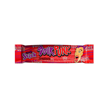 Sour Punk Strawberry Flavour Stick Sour Candy