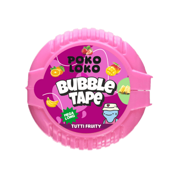 Poko Loko Tutti Fruity Tape Chewing Gum