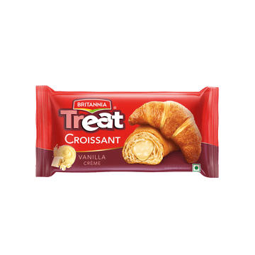 Britannia Treat Croissant - Vanilla Creme Filling