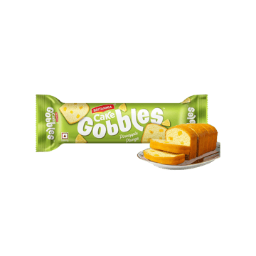 Britannia Gobbles Pineapple Plunge Slice Cake