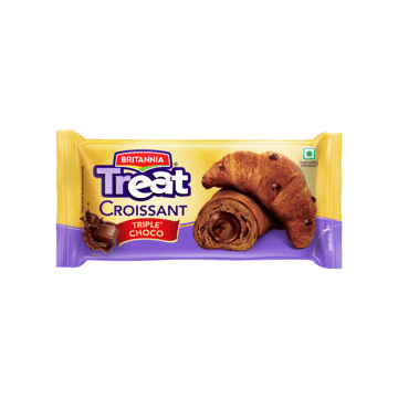 Britannia Treat Croissant - Triple Choco