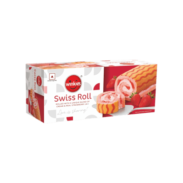 Winkies Strawberry Swiss Roll