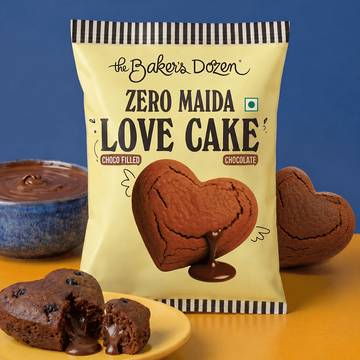 The Baker's Dozen Zero Maida Choco Love Chocolate Filled Muffin