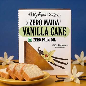 The Baker's Dozen Vanilla Pound Cake (Zero Maida)