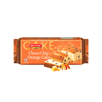 Britannia Orange Choco Chip Slice Cake