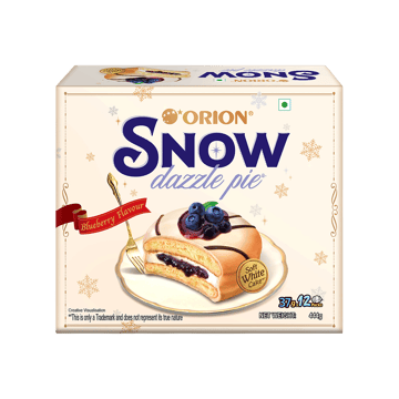 Orion Blueberry Snow Dazzle Choco Pie