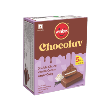 Winkies Chocoluv Layered Cake - Double Choco Vanilla Cream
