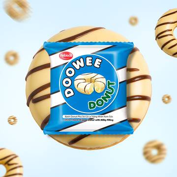 Doowee Donut - White Choco Donut