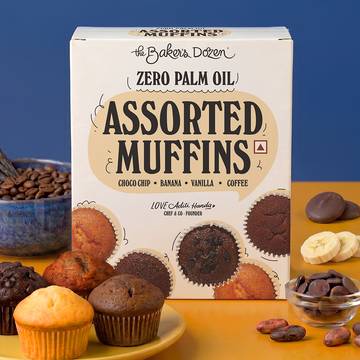 The Baker's Dozen Assorted Muffin Multi Flavour