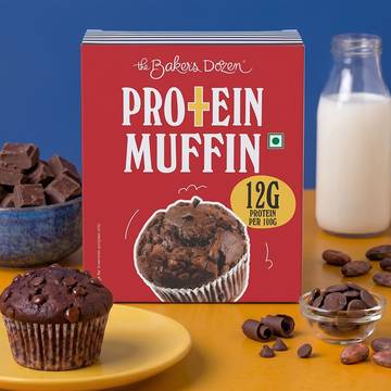 The Baker's Dozen Protein Chocolate Muffin Cup Cake