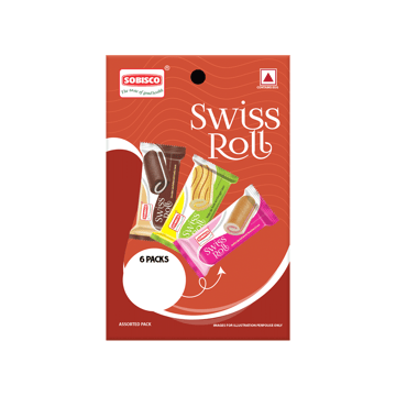 Sobisco Assorted Flavour Swiss Roll