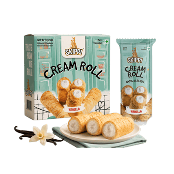 Skippi Creamy Vanilla Cream Roll – Family Pack (6 pcs)