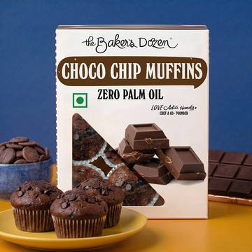 The Baker's Dozen Choco Chip Muffin - Chocolate