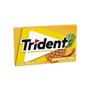 Trident Pineapple Twist Chewing Gum (Sugar Free)