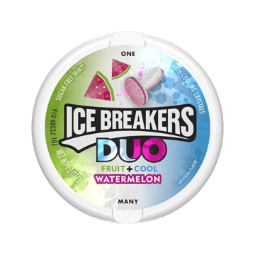 Ice Breakers Watermelon Flavoured Mint Candies - Duo Fruit + Cool