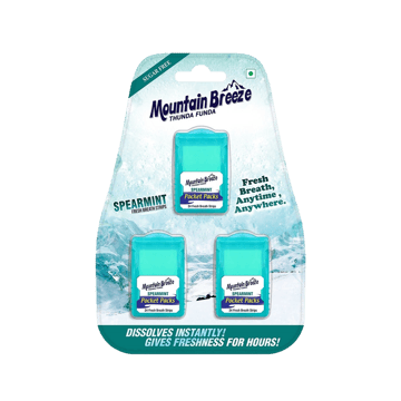 Mountain Breeze Sugar Free Spearmint Breath Strips