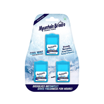 Mountain Breeze Sugar - Free Coolmint Breath Strips