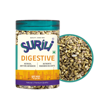 Surili Digestive Mukhvas Saunf Mouth Freshener with Ajwain Aids