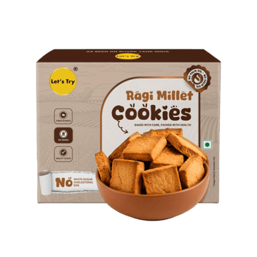 Let's Try Ragi Millet Cookies
