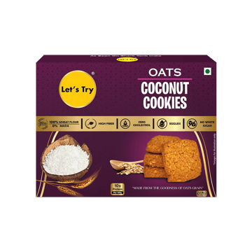 Let's Try Oats Coconut Cookies