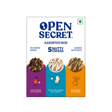 Open Secret Zero Maida Assorted Protein Cookies Gift Pack