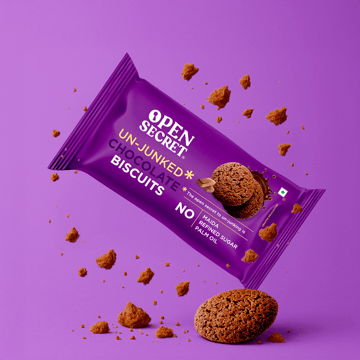 Open Secret No Maida Healthy Chocolate Biscuit Cookies