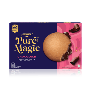 Britannia Pure Magic Chocolush Choco Filled Cookies
