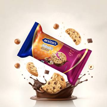 McVitie's Hobnobs Hazelnut & Dark ChocoChip Oats Cookies