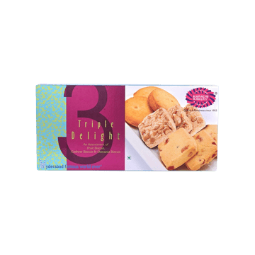 Karachi Bakery Triple Delight Fruit, Cashew & Osmania Biscuit