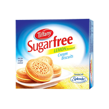 Tiffany Sugar Free Cream Biscuits - Lemon Flavour