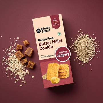 Lo Foods Gluten Free Butter Millet Jaggery Cookies
