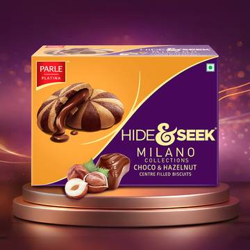 Hide & Seek Milano Center Filled Biscuits (Choco & Hazelnut)