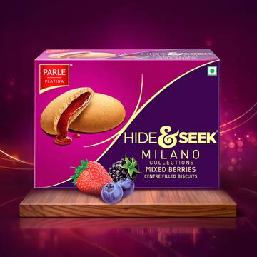 Hide & Seek Milano Center Filled Biscuits (Mixed Berries)
