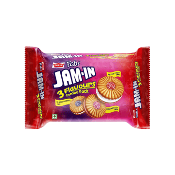 Parle Fab! Jam In Assorted Biscuit