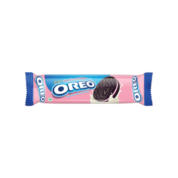 Oreo Strawberry Flavour Sandwich Cream Biscuits
