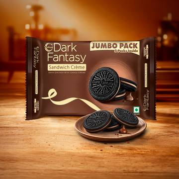 Sunfeast Dark Fantasy Choco Sandwich Crème Biscuits