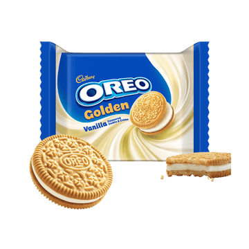 Oreo Golden Vanilla Sandwich Cream Biscuits (Family Pack)