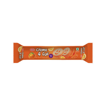 Dukes 4 Fun Orange Sandwich Cream Biscuits