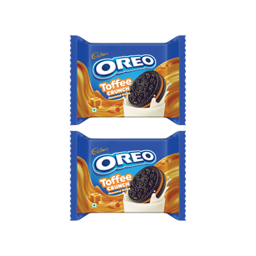 Oreo Toffee-Crunch Sandwich Cream Biscuits - Pack of 2